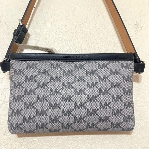 Michael Kors Leather Logo Printed Belt Bag Size Small Women main image 10